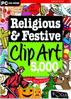 5,000 Religious and Festive Clipart box