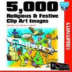 Focus 5,000 Religious and Festive Clip Art Images box