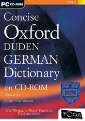 Concise Oxford Duden German Dictionary box