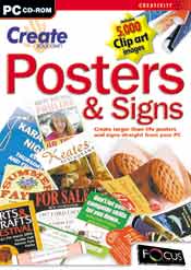Create Your Own Posters & Signs box