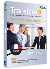 LEC Translate French Business Edition box