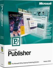 Microsoft Publisher 2002 box