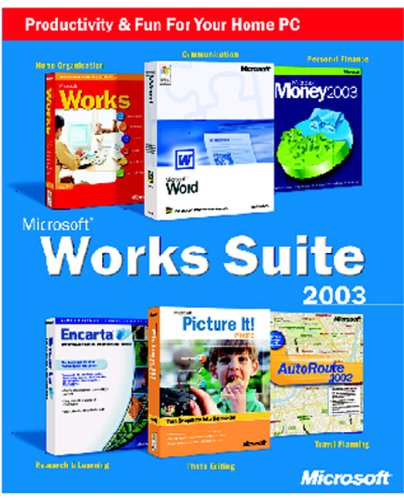 Works Suite with Money 2003 box