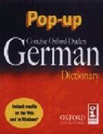 Pop-up Duden German Dictionary box