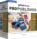 Printshop Pro Publisher 15 Deluxe box