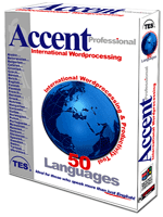 Accent Professional Word Processor box