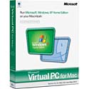 Virtual PC 6.1 for MAC with Windows XP Home box