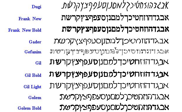 download free hebrew fonts for microsoft word